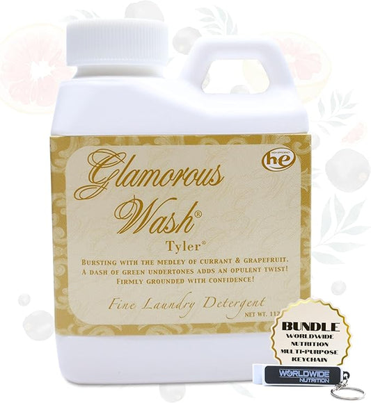 Tyler Glamorous Wash Laundry Liquid Detergent - Hand & Machine Washable, 112g (4 Oz), Multi-Purpose Key Chain