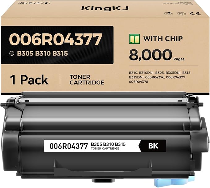 KingKJ B310 B315 B305 Black Toner Cartridge High-Yield with chip 1-Pack