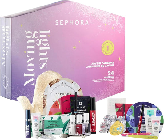 Sephora Advent Calendar 2024 - Moving Lights with 24 Surprises | Makeup, Skincare & Accessories