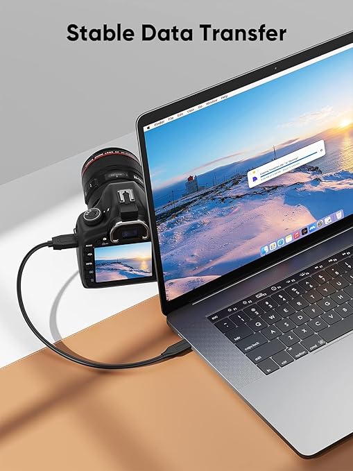 CableCreation USB C to Micro B Short Cable 1FT *3, 10G Micro B to USB C External Hard Drive Cable for iPhone 15/16/17,Samsung Galaxy S24,Seagate WD Westgate My Passport,MacBook Pro/Air, iPad/Tablet