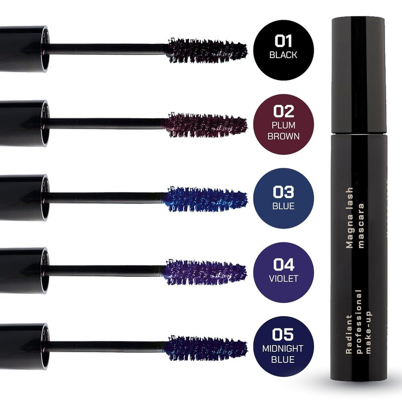 Lengthening Mascara - Radiant Smudge-Proof Curl & Volume for Sensitive Eyes | 0.43 oz (03 Blue)