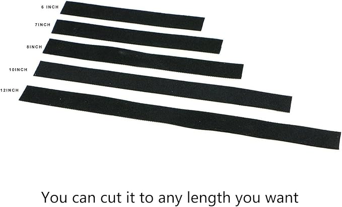 Saisn Reusable Fastening Tape Cable Ties 3/4 Inch Double Side Hook Roll (10 Yard, Yellow)