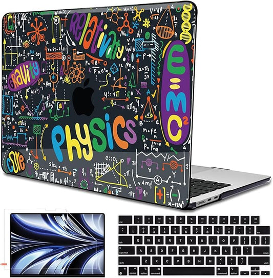 LCMOCICO for MacBook Air 13 Inch Case 2026 2025 2024 2023 2022 Release M5 A3449 M4 A3240 M3 A3113 M2 A2681, Scratch Resistant Plastic Hard Shell Case for MacBook Air 13.6 M5, Physical Chemistry1