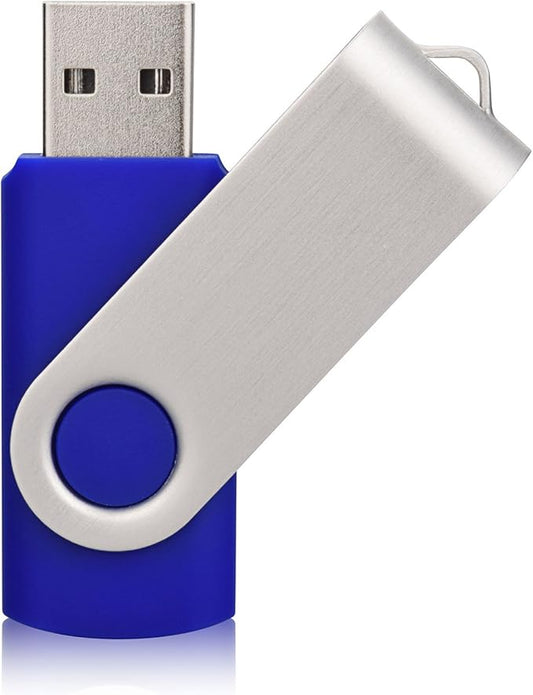 Kalsan 64GB USB Flash Drive - 64GB Memory Stick - USB 2.0 - Blue