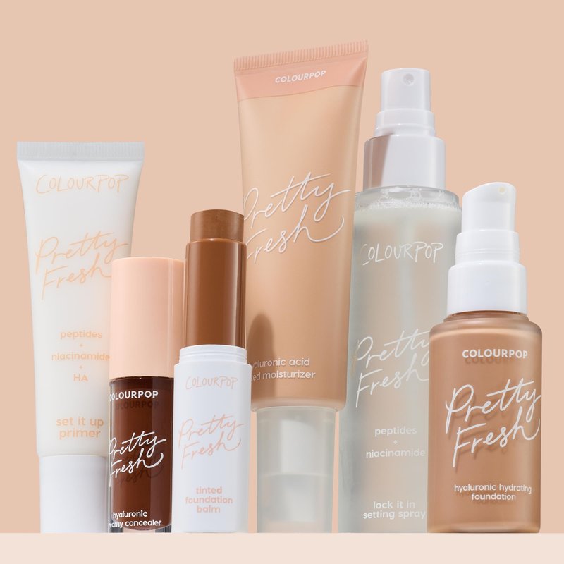 ColourPop Pretty Fresh Tinted Moisturizer - Hydrating Skin Tint with Lightweight Coverage - Formulated with Hyaluronic Acid & Coconut Water for Healthy-Looking Skin - Fair 3W (1.45 oz)