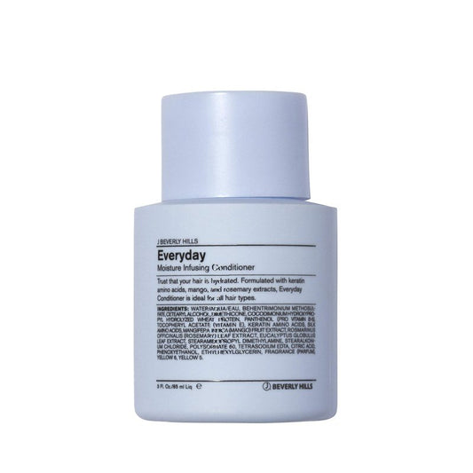 J Beverly Hills Blue Everyday Moisturizing Conditioner with Keratin for Hydration, 3 Oz