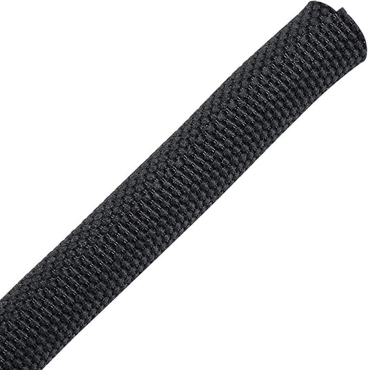 Automotive Wire Sheathing Split Wire Loom Braided Mesh Woven Cable Sleeve for Wires/Cable Cord Protector (5/16" - 22 Feet)