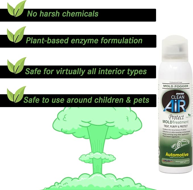 Protectâ¢ Automotive Mold Treatment - Revitalize Your Car's Interior The Green Automotive Mold Treatment Solution. Say Goodbye to Unpleasant Odors and Hello to a Fresh and Protected Cabin (FOGGER)