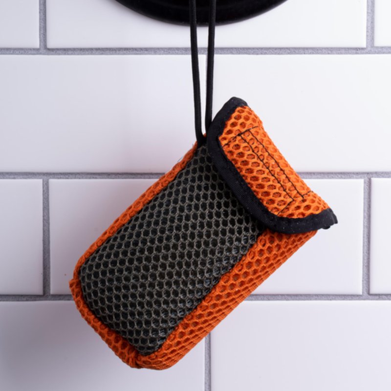 Duke Cannon Soap Bundle Pack - U.S. Military-Grade Pouch with Coarse & Soft Mesh - Tactical Scrubber and Big Brick of Soap (Smells Like Accomplishment)