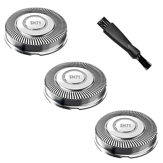 SH71 Replacement Blades for Philips Norelco Shaver Series 7000 and 5000,Upgraded SH71/52 Compatibility Double Blades for 7000 Series Replacement Heads