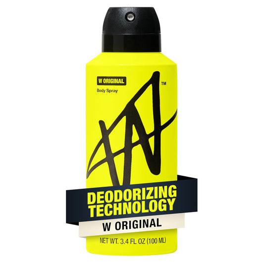 Jake Paul Original Body Spray for Men By W, Odor Blocking Body Deodorant, Long Lasting Protection, 3.4 fl oz
