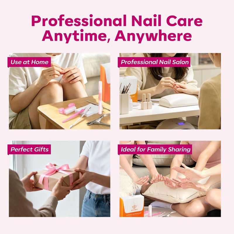 Modelones Cuticle Remover Cream Cuticle Softener Nail Repair for Damaged Nails Cuticle Remover Liquid for Nail Care Manicure Kit for Women 60ML 2.12 FL OZ