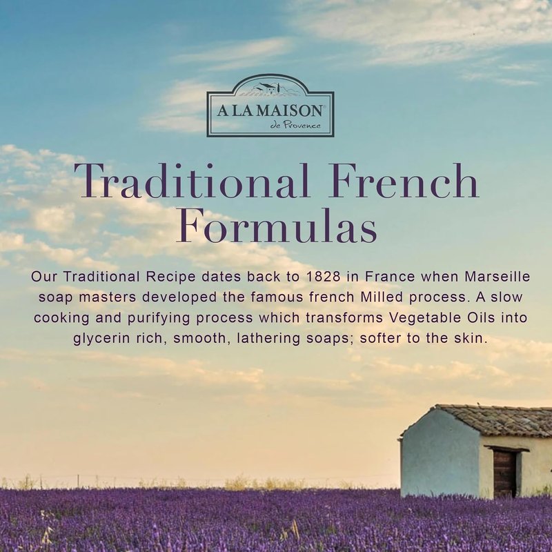 A LA MAISON French Liquid Hand Soap RefilL - Natural Hand Wash Made with Essential Oils - Biodegradable, Plant-Based, Vegan, Cruelty-Free (33.8 Fl Oz Pouch, 2 Pack, Provence Lemon)