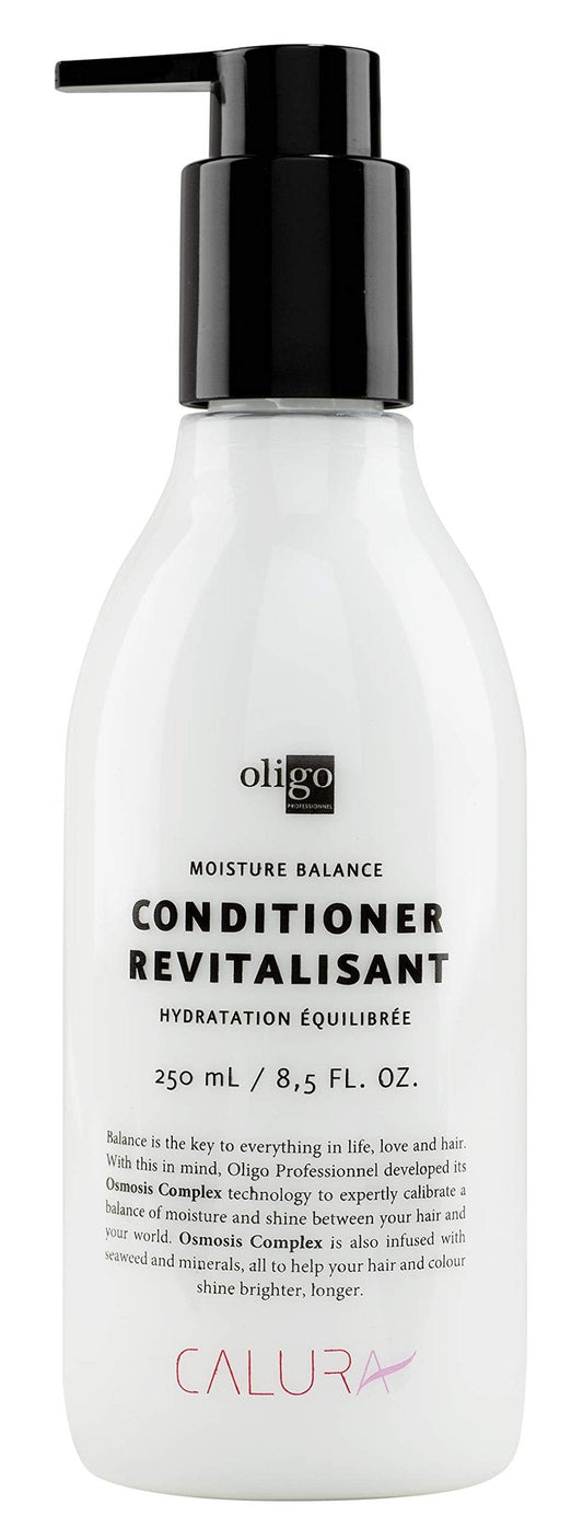 Oligo Professionnel - Calura Moisture Balance Conditioner - Sulfate free - Vegan- Paraben free - Color safe - Shine - Hydrating formula for dry hair - 8.5 oz