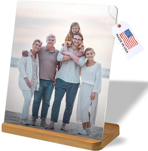 LouisMIAA Custom Metal Photo Prints - Personalized Picture Gifts for Family & Friends | Unique Collage Frame
