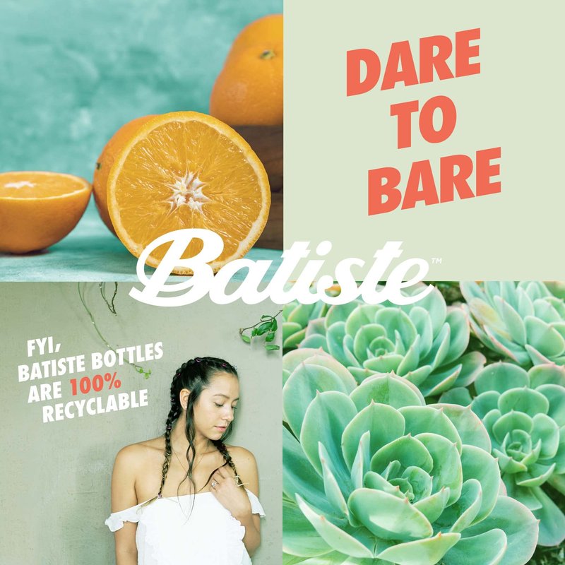 Batiste Shampoo Dry Bare 6.73 Ounce (200ml) (3 Pack)