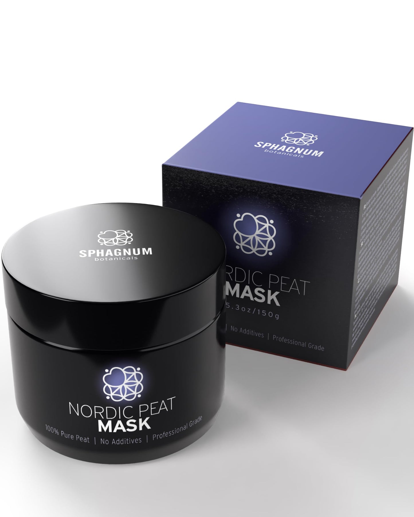 Sphagnum Botanicals Natural Anti Wrinkle Face Mask - 100% Peat Therapy, Hydrating and Deep Cleansing Facial Moisturizer, Collagen Boosting Skin Care Solution For Men & Women, 5 oz