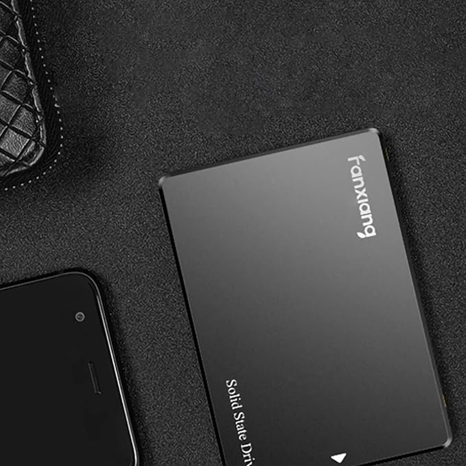 fanxiang S101 500GB SSD SATA III 6Gb/s 2.5" Internal Solid State Drive, Read Speed up to 500MB/sec, Compatible with Laptop and PC Desktops(Black)