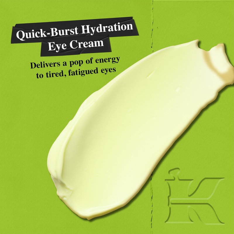 Kiehl's Avocado Eye Cream, Daily Under Eye Tightener & Brightener, Instantly Reduces Dark Circles and Puffiness, Anti-Aging Skincare with Caffeine for Undereye Bags and Dark Circles, Non-Toxic Formula