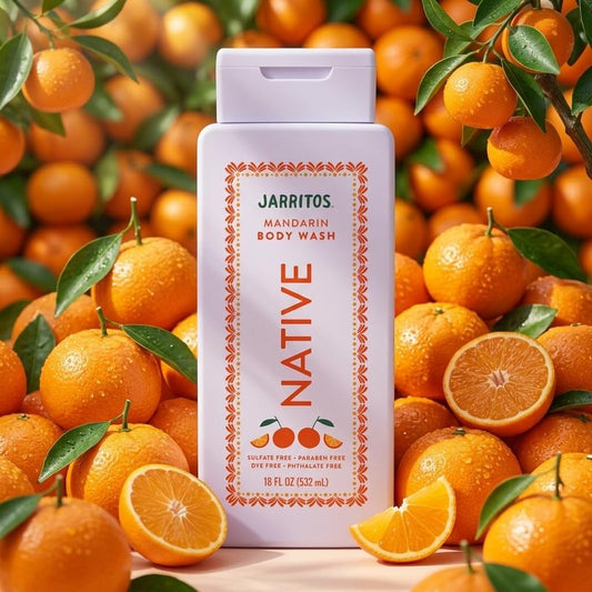 Native Limited Edition Jarritos Mandarin Scent Body Wash - 18 fl oz