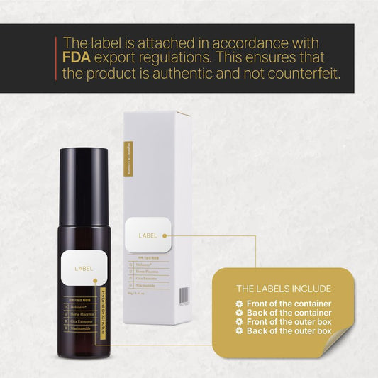 Hybrid Dr.Choice Melazero Exosome Glow Ampoule 40ml - Melanin pigmentation freckles toning Glow functional patented Melazero V2 arbutin niacin exosome placenta