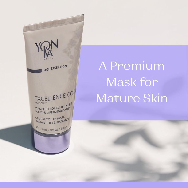 Yonka Excellence Code Masque | Anti-Aging Face Mask and Overnight Sleep Treatment with Hyaluronic Acid | Lift and Firm Skin | Paraben-Free | 1.83 oz