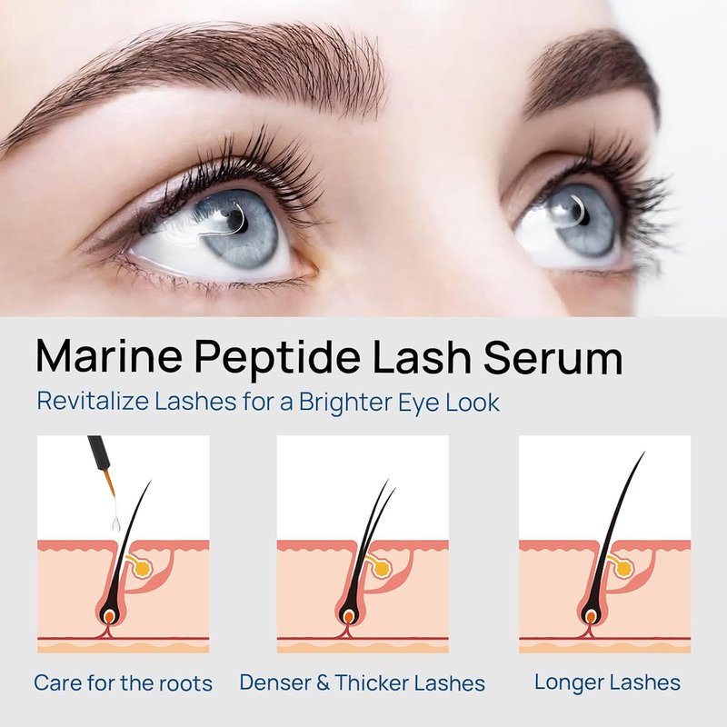 Lash Serum for Thicker, Longer Eyelashes & Brows - Vegan, Nourishing Formula | 5ml