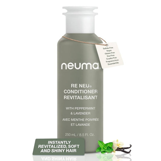 Neuma Re Neu Sulfate-Free Moisturizing Conditioner - Hydrating Vegan Formula with Peppermint & Lavender | Color-Safe for All Hair Types