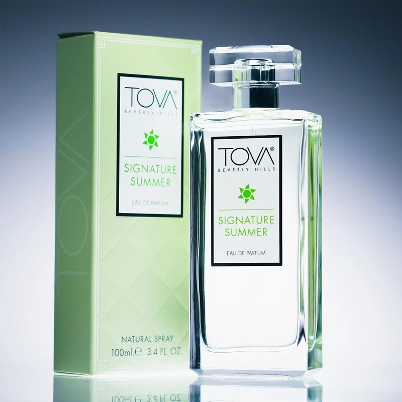 Tova Signature Summer Eau de Parfum – Floral Citrus Perfume for Women – Bergamot Jasmine Musk – Crafted in France & Cruelty-Free – 3.4 fl oz
