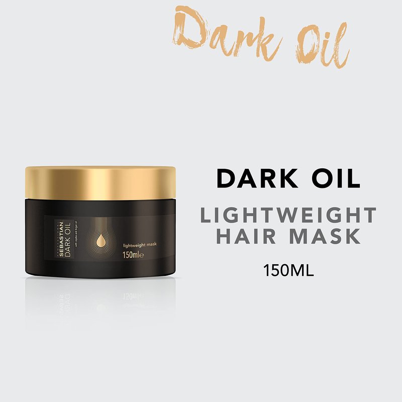 Sebastian Professional Dark Oil Lightweight Mask | Infused with Jojoba and Argan Oils | 5.1 fl oz