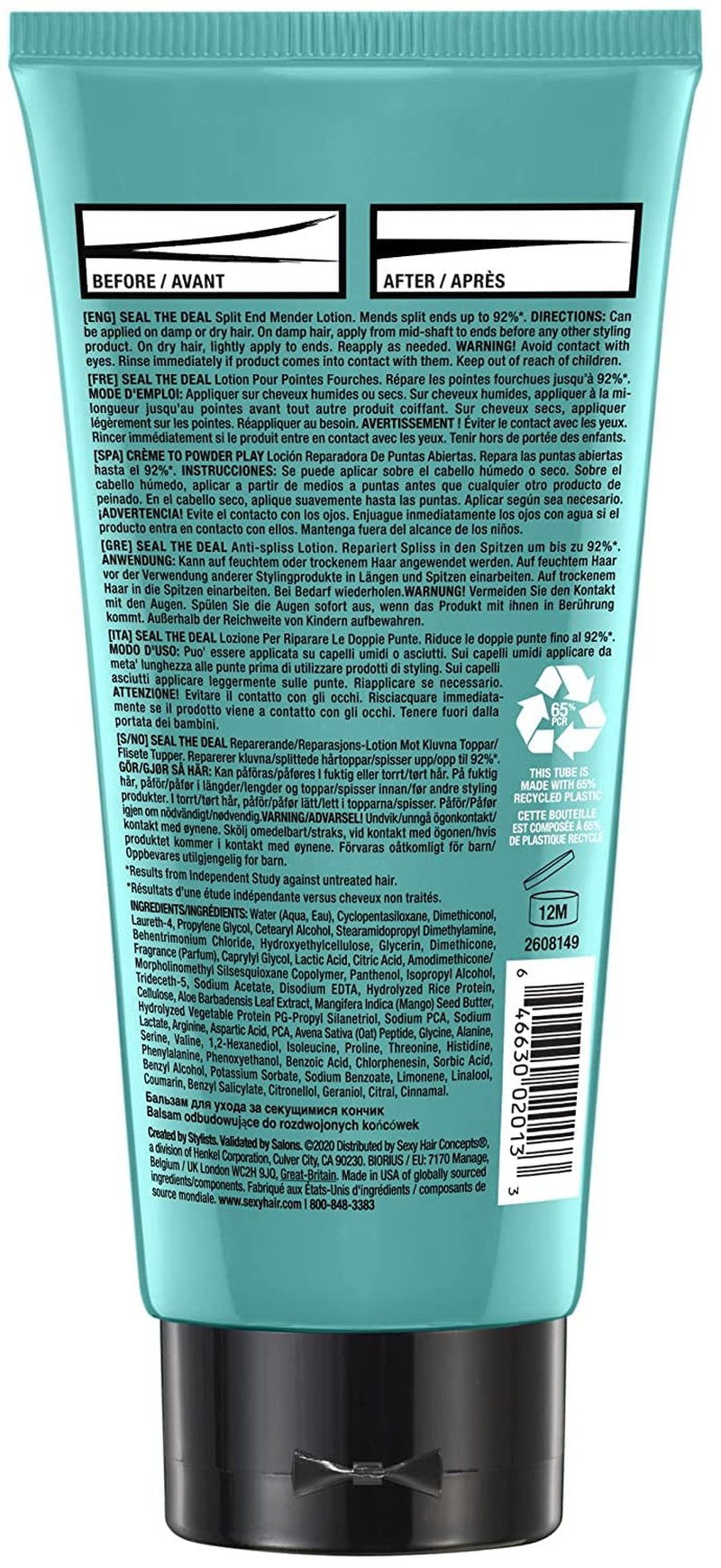 Healthy Seal Split End Mender Lotion - Nourishing Treatment for All Hair Types