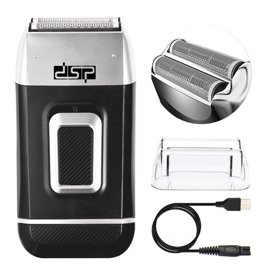 DSP® Bald Head Shaver for Men Bald Shaver for Men Waterproof Razor for Shaving Electric Cordless Rechargeable Black
