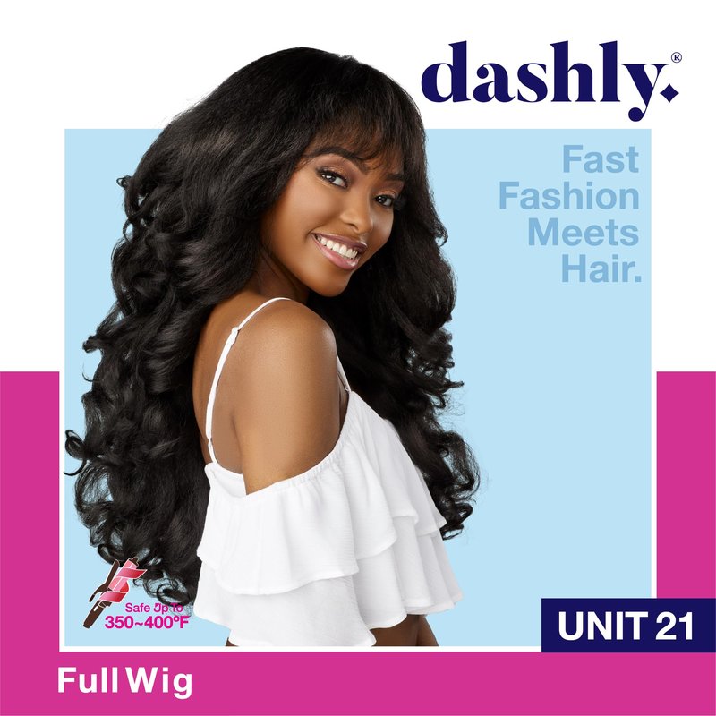 Sensationnel Dashly Wig - Unit 21 Non Lace Cap Ready to Wear Ear to Ear Lacepart Synthetic (BALAYAGECHOCOLATE)