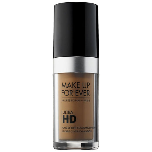 Make Up For Ever Ultra HD Invisible Cover Foundation, 30mL (Y513 Warm Amber, 1OZ)