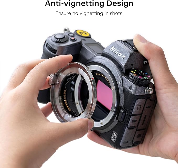 VILTROX E-Z Lens Adapter Auto Focus Adapter Compatible with Sony E-Mount Lens to Mirrorless Nikon Z-Mount Cameras Z5 Z50 Z6 Z6II Z7 Z7II Zfc