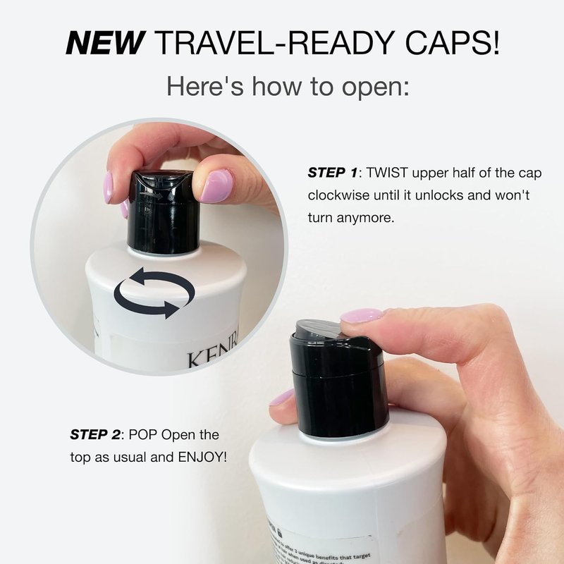 Kenra Triple Repair Shampoo - Strengthens Weak Bonds & Repairs Damaged Hair | Sulfate-Free Formula