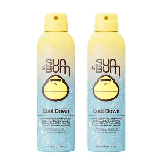 Sun Bum Cool Down Hydrating After Sun, 6 oz - After Sun Spray (2 Pack)
