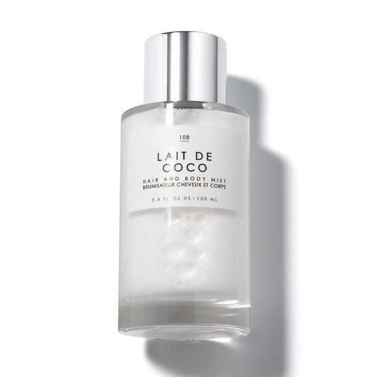 Le Monde Gourmand Lait de Coco Hair & Body Spray Mist - Bergamot, Vanilla, Coconut Fragrance Notes- 3.4oz (100ml)