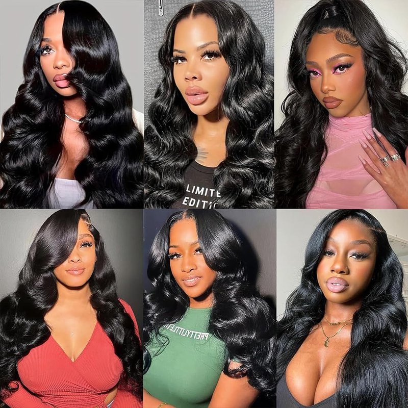 Body Wave Human Hair Bundles 18 Inch Body Single Bundle #1B Natural Black Human Hair Unprocessed Native Virgin Hair 100g Total Double Weft Crochet Human Hair Extensions for Women