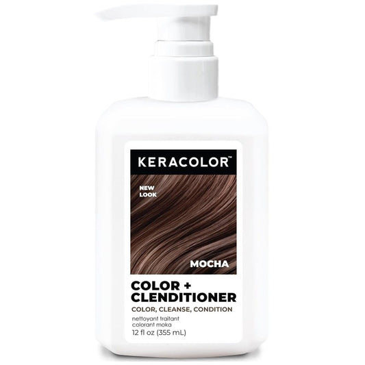 Keracolor Color + Clenditioner | 3-in-1 Color-Depositing Conditioner for Vibrant Hair Color - 12 Fl Oz, 23 Shades Available