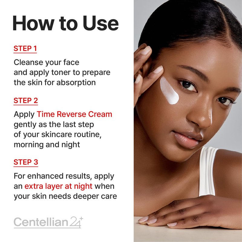 CENTELLIAN 24 Madeca Cream Time Reverse (50ml/1.69fl oz, Pack of 2) Advanced Fast-Absorbing & Nourishing Cream, Hydrates, Reduces Wrinkles, Korean Skin Care, Centella Asiatica