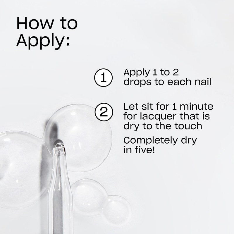 OPI Drip Dry Polish Drying Drops | Nail Polish Quick Drying Drops | Speeds Up Manicure Drying Time | 0.91 fl oz