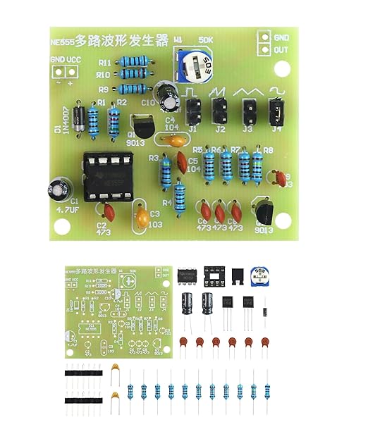 Yidab Soldering Practice Kit DIY Multiplex Waveform Generator Plug-in Circuit Kit Learn Soldering Kit for Beginners