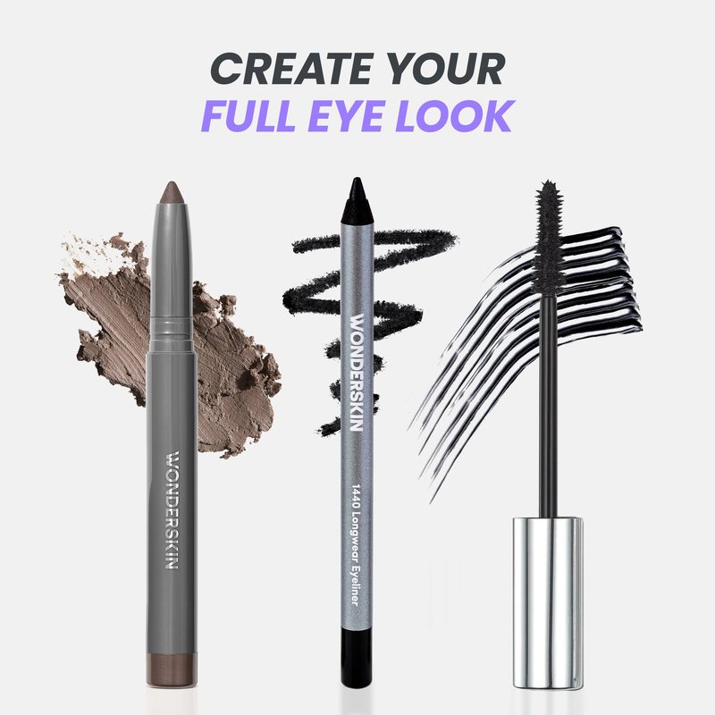 Wonderskin IYKYK Eyeshadow Stick - Longwear Eye Shadow Sticks, Budge-Proof and Waterproof Matte Eyeshadow Stick with Built-in Sharpener (Mink)