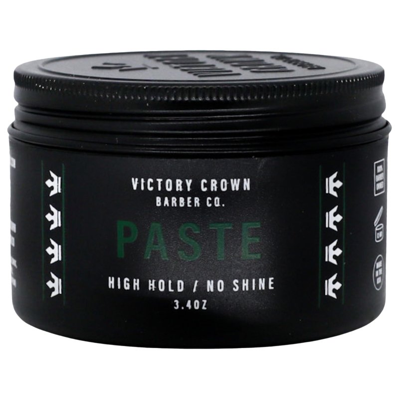 Victory Crown Paste Pomade Medium Hold & Medium Shine Natural Hair Styling Paste for Textured & Refined Looks, 3.4 Oz