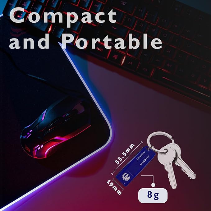 LinkMore NR770 500GB USB 3.2 Gen2 Flash Drive, Read up to 1000MB/s, Write up to 800MB/s, Thumb Drive