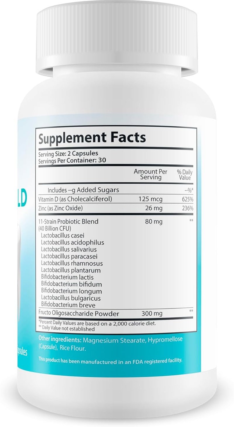 Gum Shield Therapy Gel Capsules | Best Oral Probiotics for Teeth & Gums - Fresh Breath Support