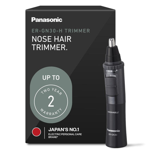 Panasonic Men’s Ear and Nose Hair Trimmer, Wet Dry Hypoallergenic Dual Edge Blade, Ear Hair Trimmer for Men - ER-GN30-H