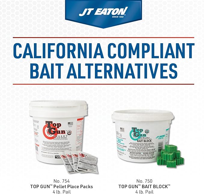 Bait Block Peanut Butter Flavor Rodenticide â 9 lb. Pail â Effective Rodent Control Bait Blocks â Long-Lasting and Easy to Use