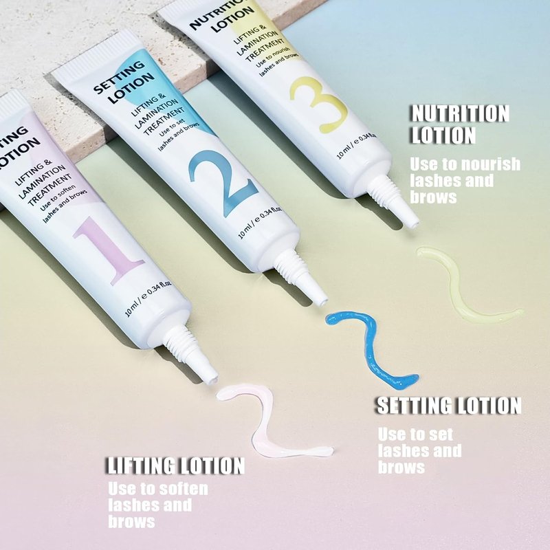 Libeauty Lash Lift Kit, Brow Lamination Kit, Lash Perm Kit, Eyelash Perm Tube Design, Precise Control, Convenient Storage, Simple Operation, Suitable For Home And Salon